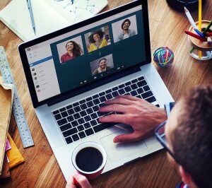 Video Conference on a Laptop